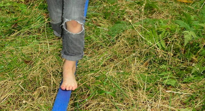 More time out on the slackline